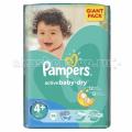 Pampers  Active Baby  .4+ (9-16 ) 74 .